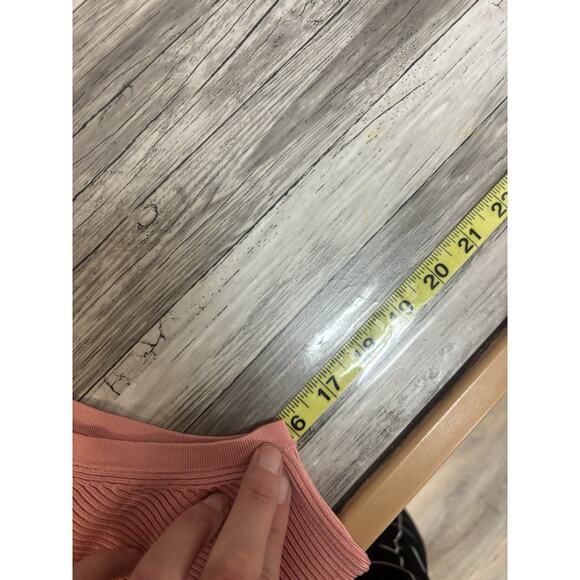 White House Black Market Blouse Womens Size Medium Coral Sleeveless Shirt - Picture 4 of 13